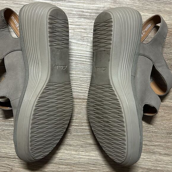 CLARKS Collection Soft Cushion Reedly Juno Wedge Heel - Picture 8 of 8